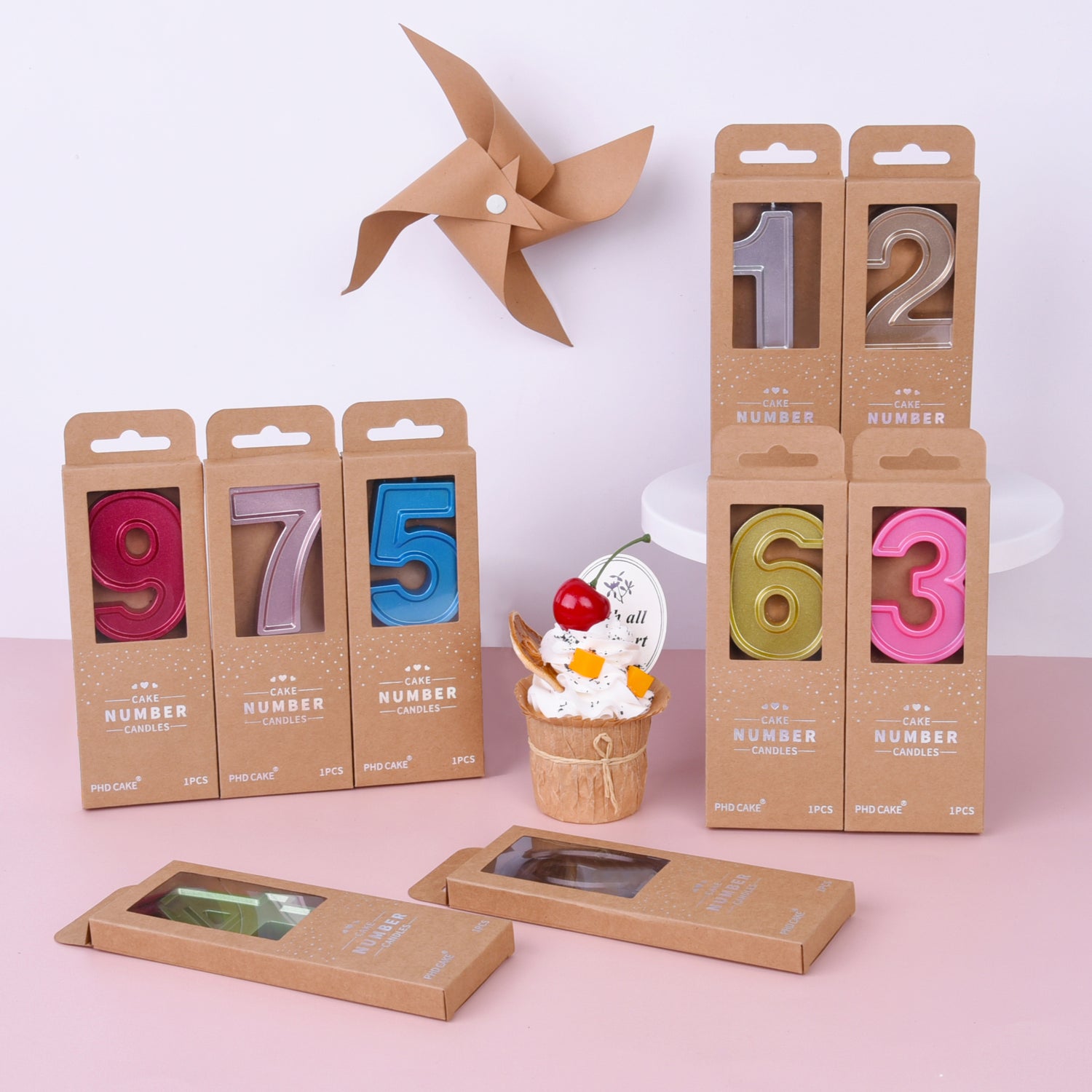 Luxe Number Candles 2.76 Inch