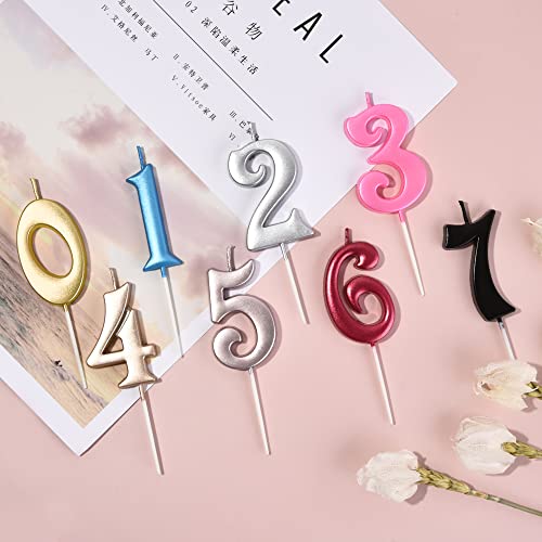 PHD CAKE 10-Count 0-9 Black Elegant Number