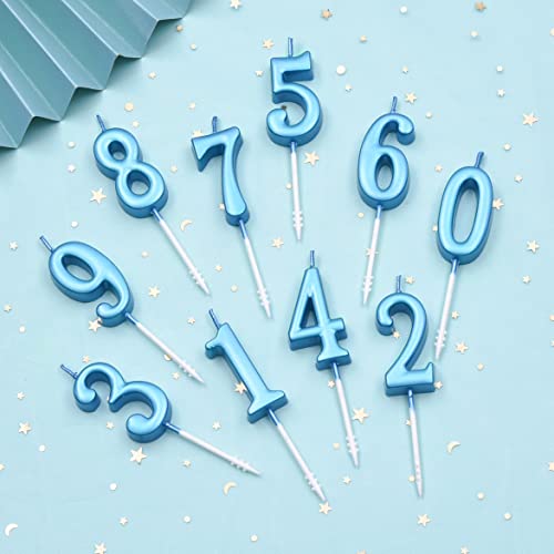 PHD CAKE 10-Pieces Blue Classical Number